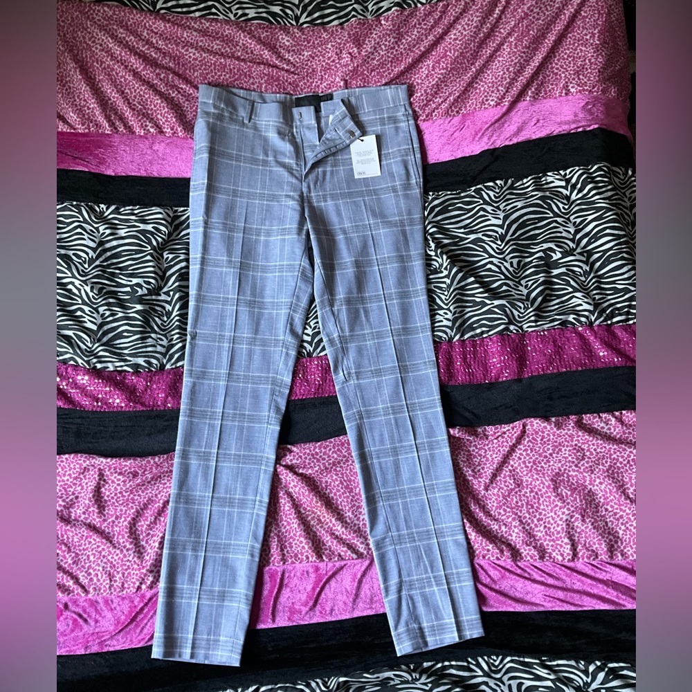 Men’s Plaid Chinos